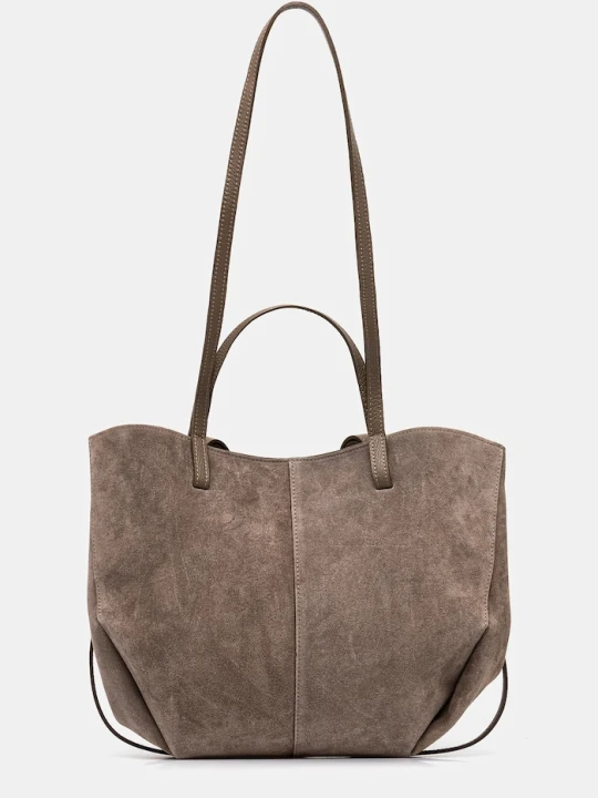 Zdjęcie produktu Answear.LAB torebka shopper damska skórzana szary