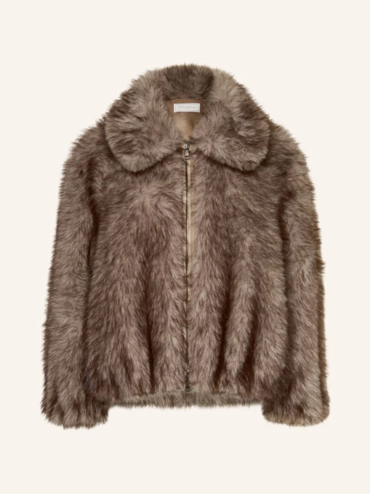 Zdjęcie produktu Antonelli Firenze Kurtka Ze Sztucznego Futra beige