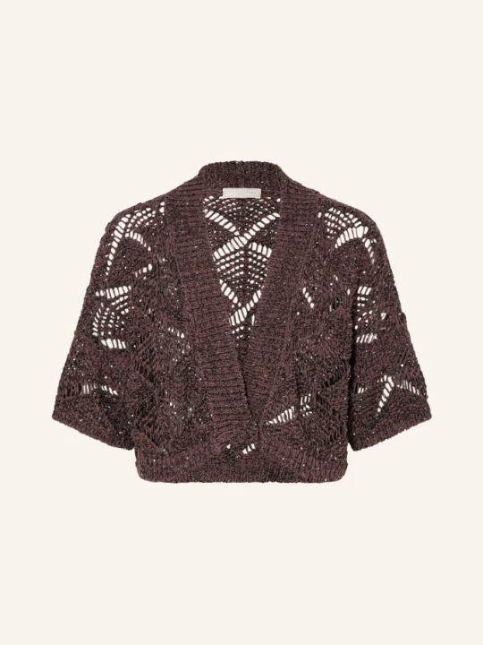 Zdjęcie produktu Antonelli Firenze Sweter Z Cekinami braun CIEMNOBRĄZOWY