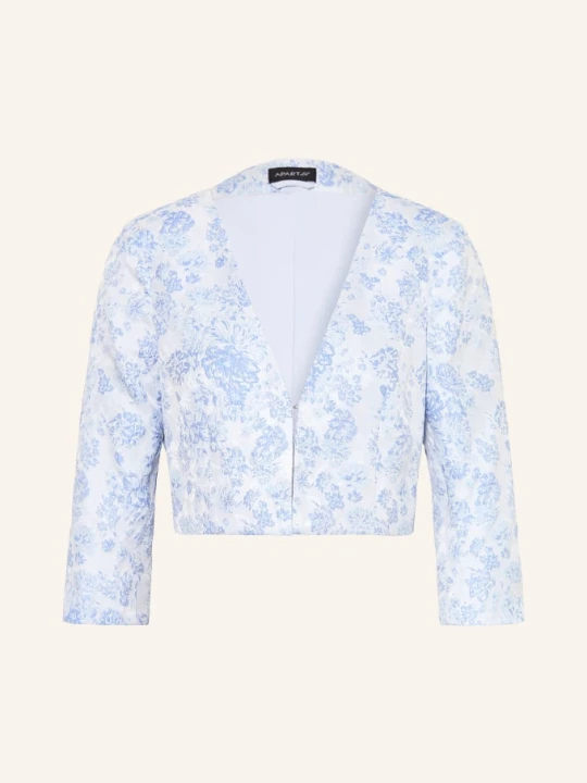 Zdjęcie produktu Apart Bolero Żakardowe Z Rękawami 3/4 blau