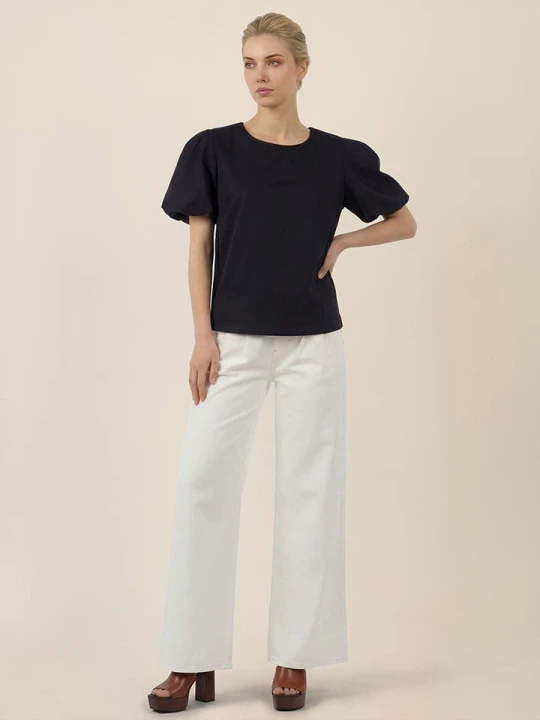 Zdjęcie produktu APART Dżinsy - Relaxed fit - w kolorze kremowym rozmiar: 40