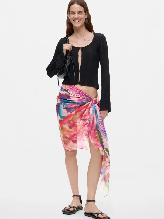 Zdjęcie produktu Apaszka zaprojektowana przez mr. christian lacroix Desigual czerwony