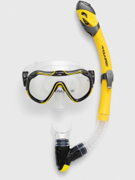 Zdjęcie produktu Aqua Speed zestaw do nurkowania Java + Elba żółty