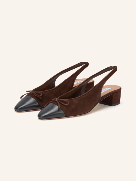 Zdjęcie produktu Aquazzura Czółenka Na Rzemieniu Gioia braun