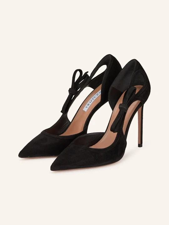 Zdjęcie produktu Aquazzura Czółenka Soave schwarz CZARNY