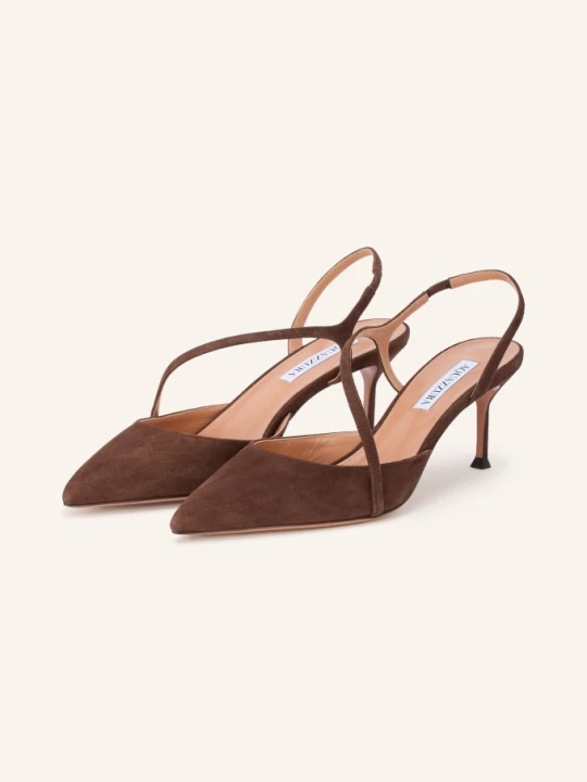 Zdjęcie produktu Aquazzura Czółenka Typu Slingback Dynasty braun CIEMNOBRĄZOWY