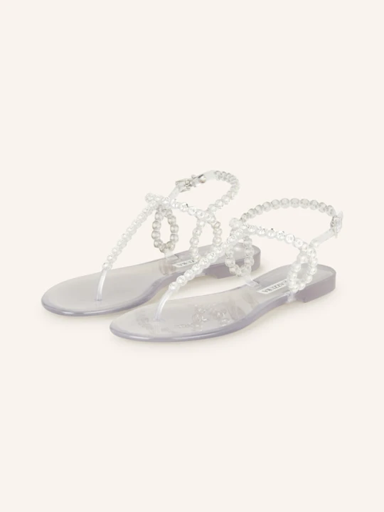 Zdjęcie produktu Aquazzura Japonki Almost Bare Crystal Jelly Z Ozdobnymi Kamykami weiss TRS TRANSPARENT