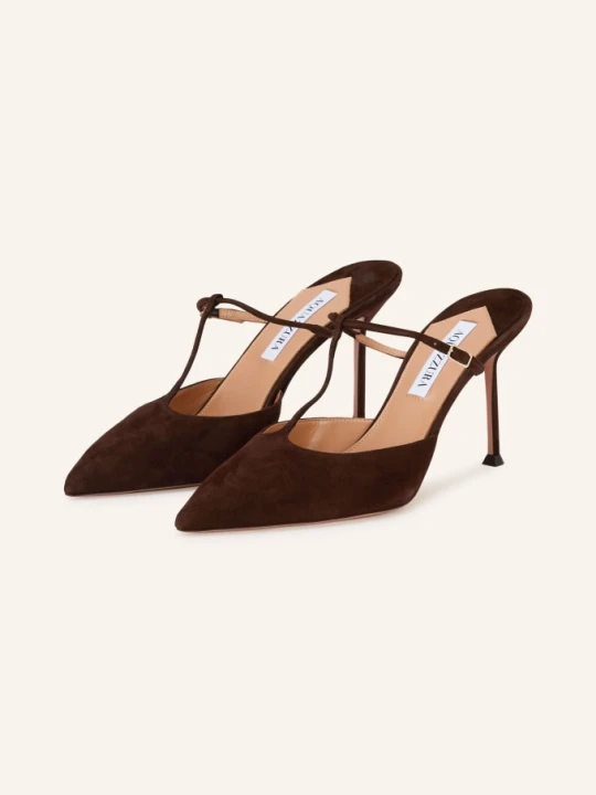 Zdjęcie produktu Aquazzura Klapki Sorbonne braun CIEMNOBRĄZOWY
