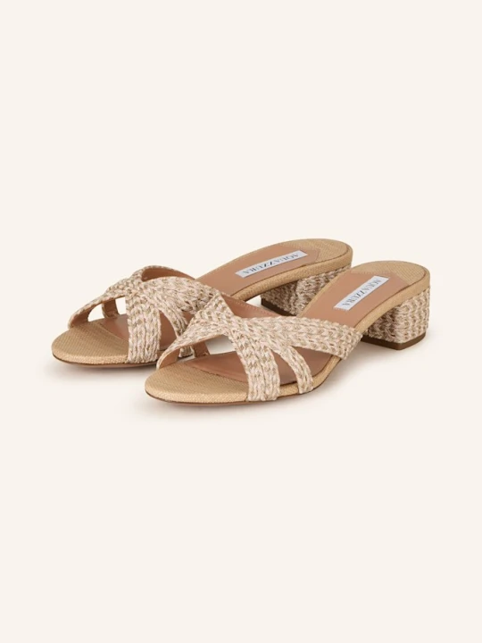 Zdjęcie produktu Aquazzura Klapki Sundance beige