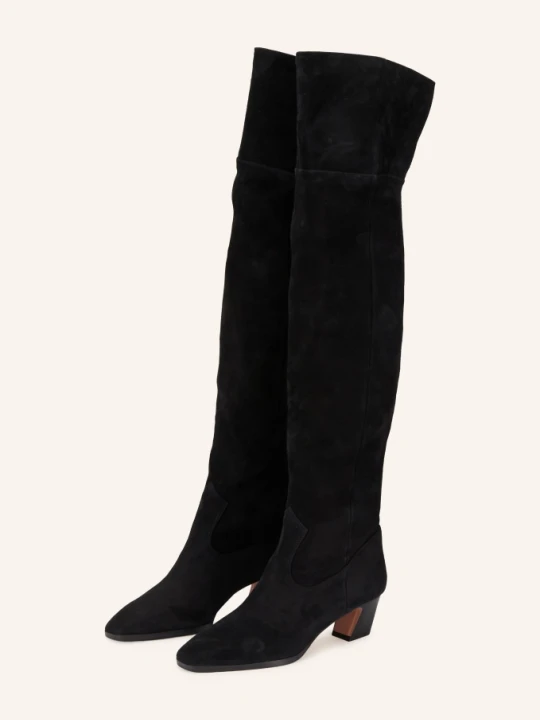 Zdjęcie produktu Aquazzura Kozaki Za Kolano schwarz CZARNY