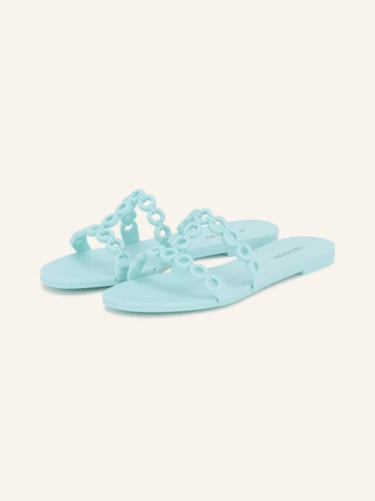 Zdjęcie produktu Aquazzura Sandały Infinity Chain blau MIĘTOWY