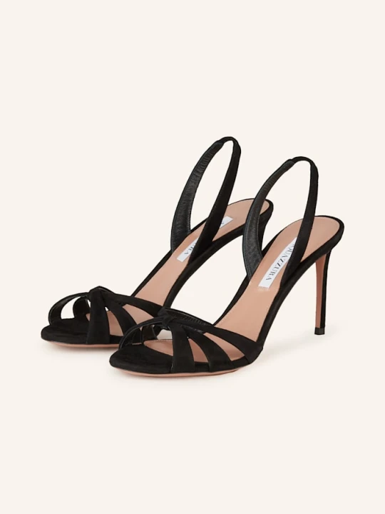 Zdjęcie produktu Aquazzura Sandały Na Obcasie Tati schwarz CZARNY