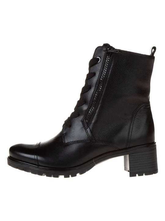 Zdjęcie produktu Ara Shoes Skórzane botki w kolorze czarnym rozmiar: 38, 5