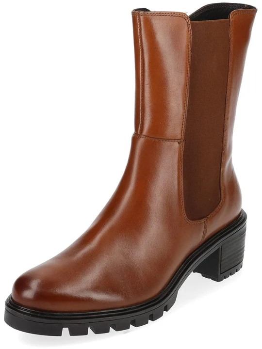 Zdjęcie produktu Ara Shoes Skórzane botki w kolorze jasnobrązowym na obcasie rozmiar: 39