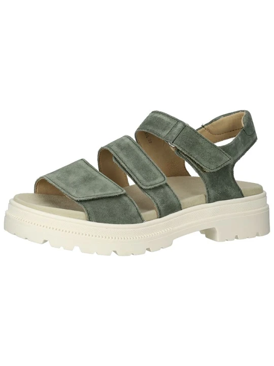 Zdjęcie produktu Ara Shoes Skórzane sandały w kolorze zielonym rozmiar: 41