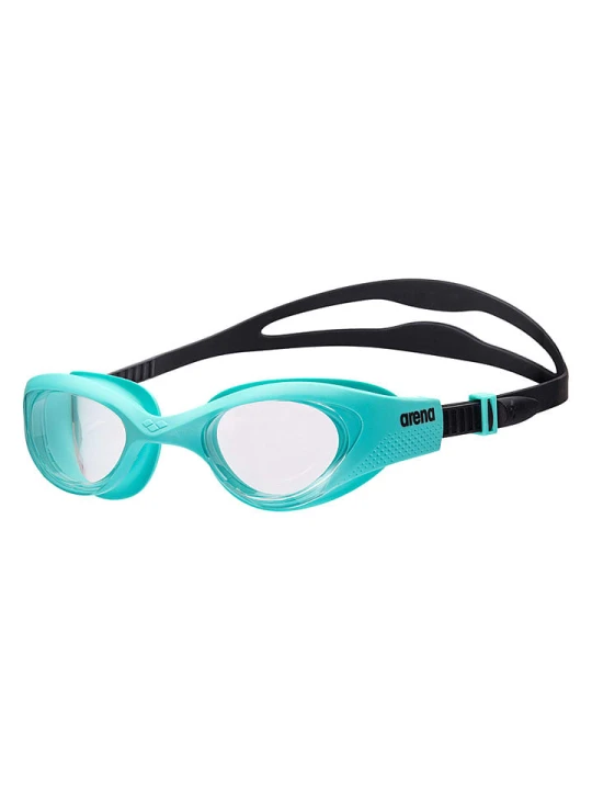 Zdjęcie produktu Arena Okulary w kolorze czarno-turkusowym do pływania rozmiar: onesize