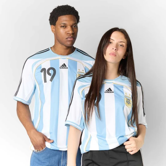 Zdjęcie produktu Argentina Home Jersey 2006 Messi adidas Originals biały