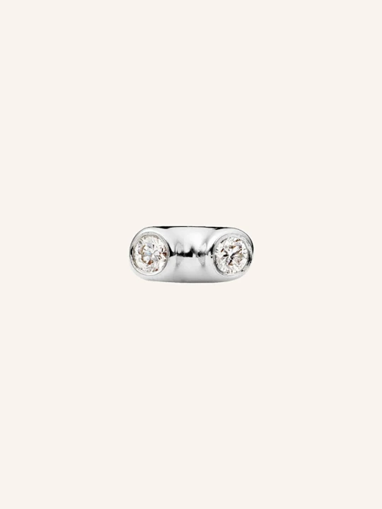 Zdjęcie produktu Ariane Ernst Kolczyk Na Sztyft The One Stud No.2 Z 18-Karatowego Złota Z Diamentami silber