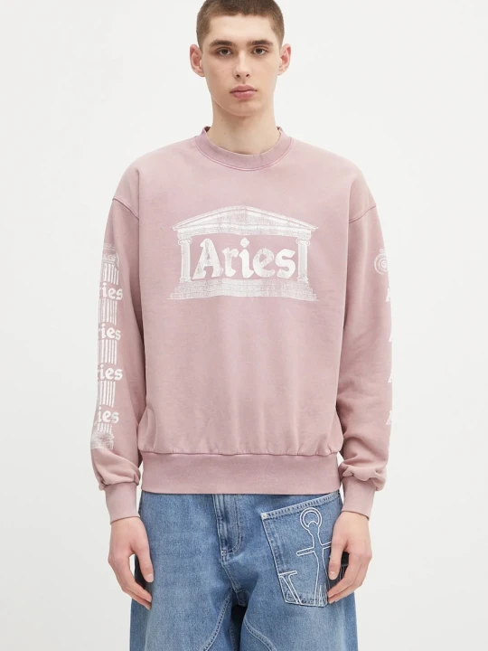 Zdjęcie produktu Aries bluza bawełniana Aged Ancient Column Sweat