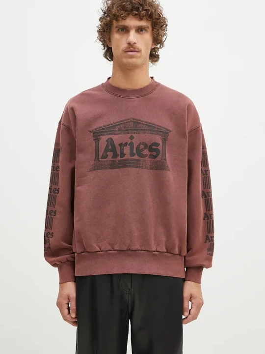 Zdjęcie produktu Aries bluza bawełniana Aged Ancient Column Sweat