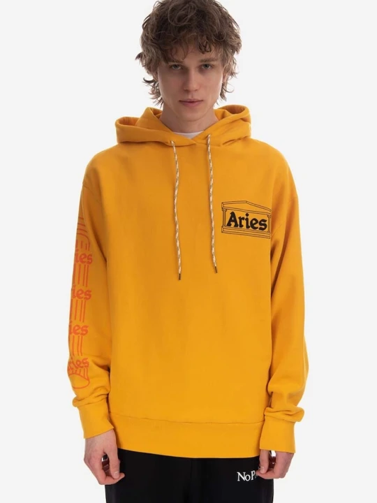 Zdjęcie produktu Aries bluza bawełniana Column żółty