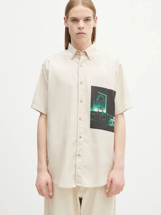 Zdjęcie produktu Aries koszula Motel Graphic Work Shirt beżowy
