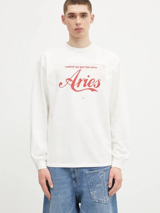 Zdjęcie produktu Aries longsleeve bawełniany Faded Cola LS Tee