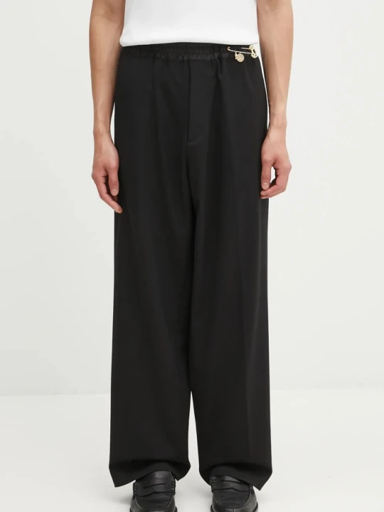 Zdjęcie produktu Aries spodnie z dodatkiem wełny Tailored Slacker Pant czarny