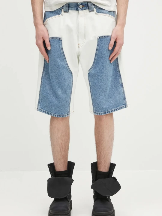 Zdjęcie produktu Aries szorty jeansowe Patchwork Western Carpenter Shorts