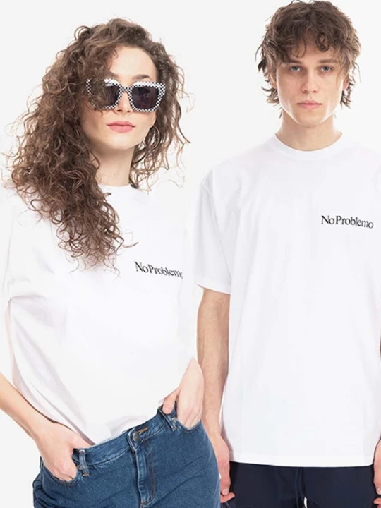 Zdjęcie produktu Aries t-shirt bawełniany Gong Temple SS Tee biały
