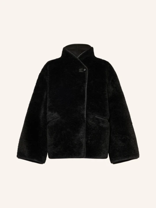 Zdjęcie produktu Arket Kurtka Z Futerkiem Typu Teddy schwarz CZARNY