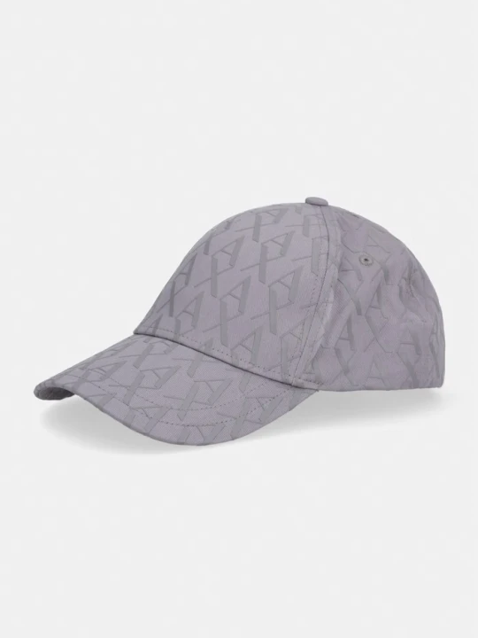 Zdjęcie produktu Armani Exchange baseball cap męski bawełniany szary
