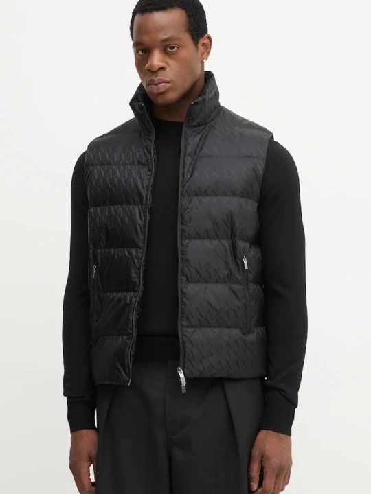Zdjęcie produktu Armani Exchange bezrękawnik puchowy męski czarny