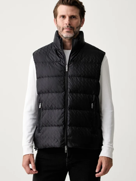Zdjęcie produktu Armani Exchange bezrękawnik puchowy męski granatowy
