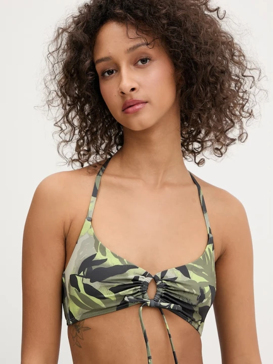 Zdjęcie produktu Armani Exchange biustonosz kąpielowy damski zielony