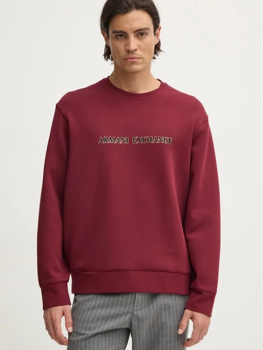 Zdjęcie produktu Armani Exchange bluza bordowy