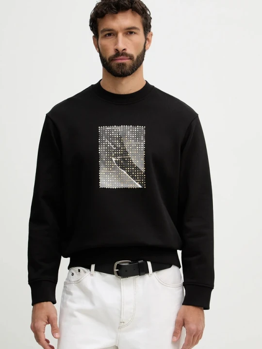 Zdjęcie produktu Armani Exchange bluza bawełniana czarny