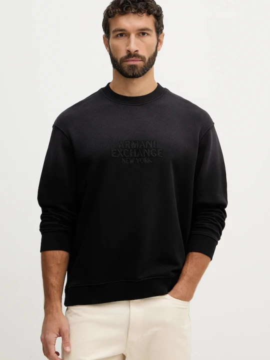 Zdjęcie produktu Armani Exchange bluza bawełniana czarny
