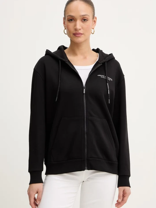 Zdjęcie produktu Armani Exchange bluza bawełniana czarny