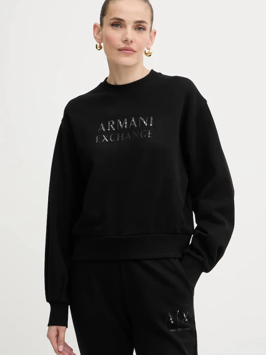 Zdjęcie produktu Armani Exchange bluza bawełniana czarny