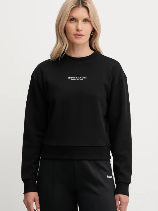Zdjęcie produktu Armani Exchange bluza bawełniana czarny
