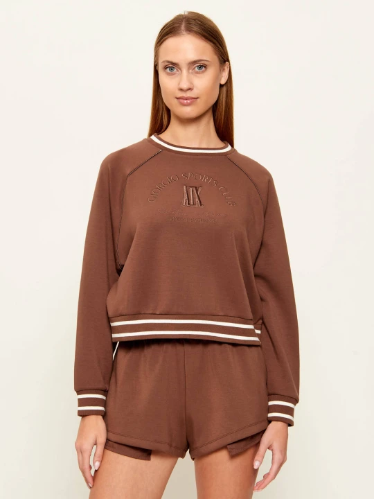 Zdjęcie produktu Armani Exchange Bluza | Regular Fit brązowy