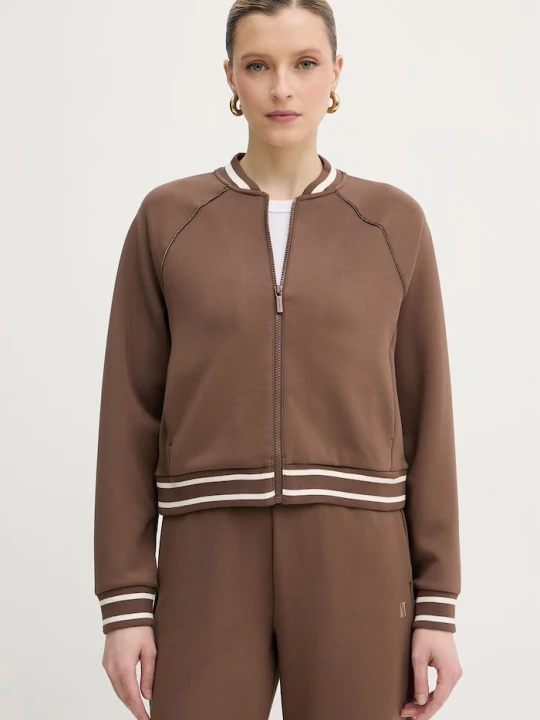 Zdjęcie produktu Armani Exchange bluza rozpinana damska brązowy