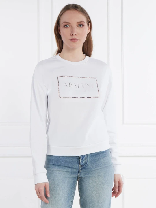 Zdjęcie produktu Armani Exchange Bluza | Straight fit biały