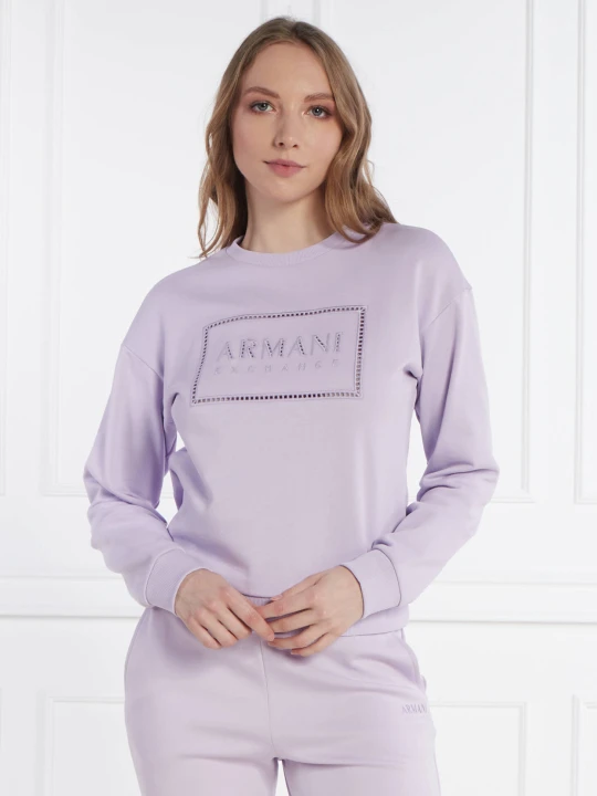 Zdjęcie produktu Armani Exchange Bluza | Straight fit lawendowy