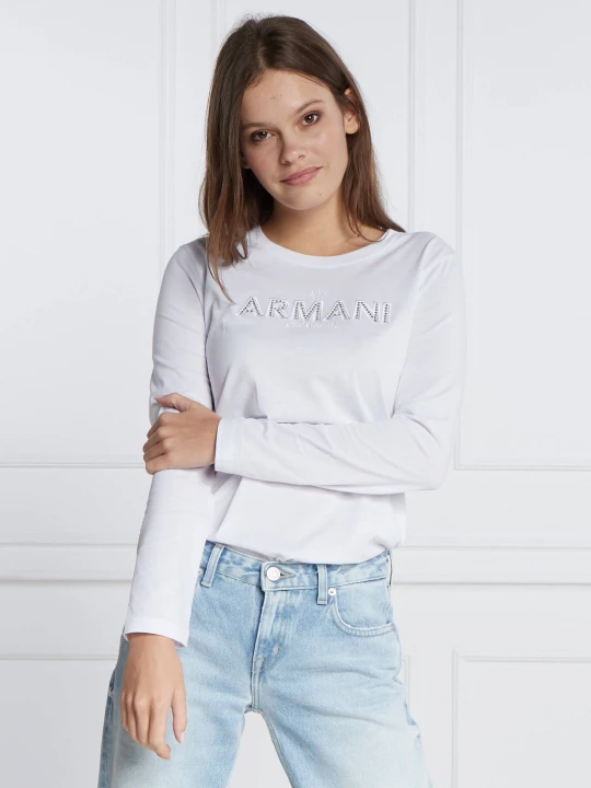 Zdjęcie produktu Armani Exchange Bluzka | Regular Fit biały