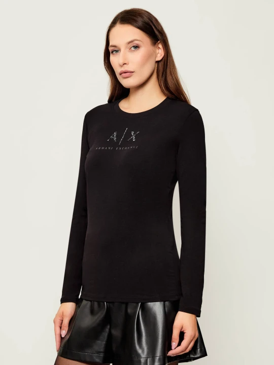 Zdjęcie produktu Armani Exchange Bluzka | Slim Fit czarny
