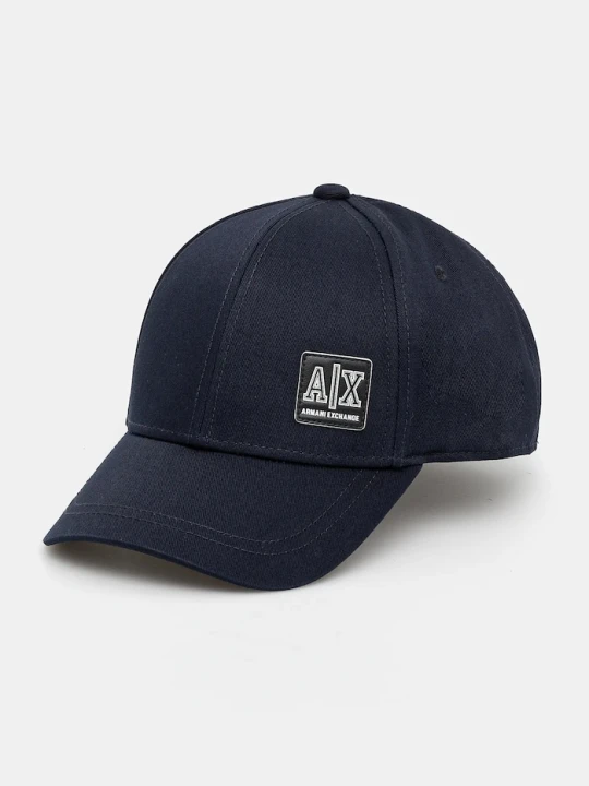 Zdjęcie produktu Armani Exchange czapka z daszkiem granatowy