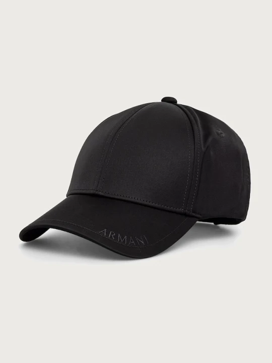 Zdjęcie produktu Armani Exchange czapka z daszkiem damska z wiskozy czarny