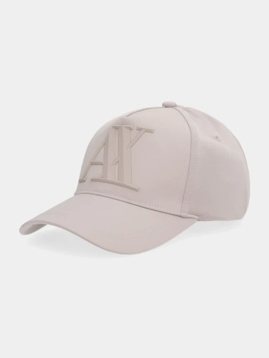 Zdjęcie produktu Armani Exchange czapka z daszkiem męska brązowy